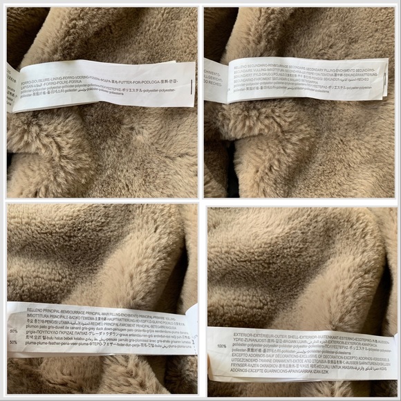 Like new! Zara hooded down puffer coat black, zipper and snaps, size 3-4 years - Picture 9 of 10